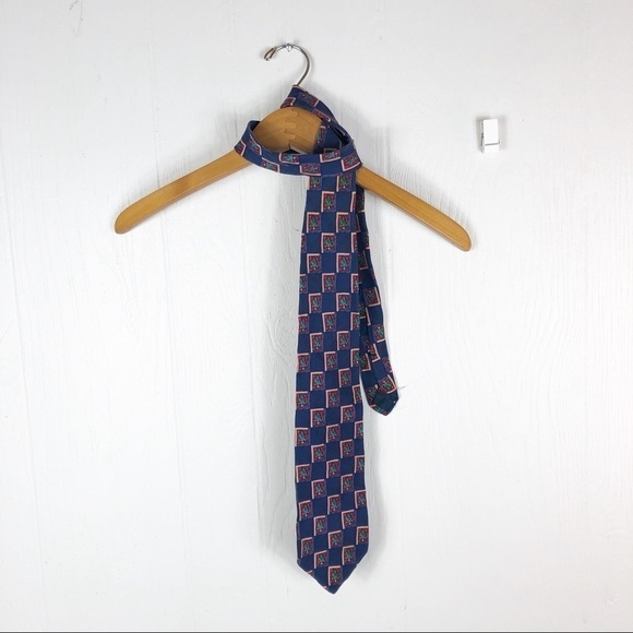 Jos A Bank corporate collection tree tie - Picture 1 of 4